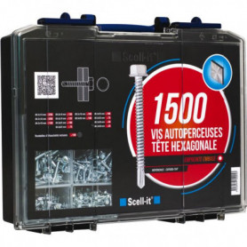 Coffret vis autoperceuse tête hexagonale